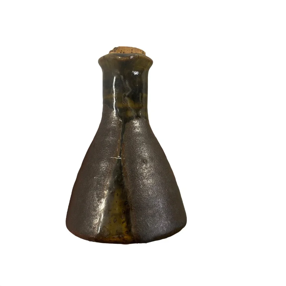 Takahashi San Francisco Pottery Sake‎ Set, Vases, Carafe, Bottle, Made in Japan